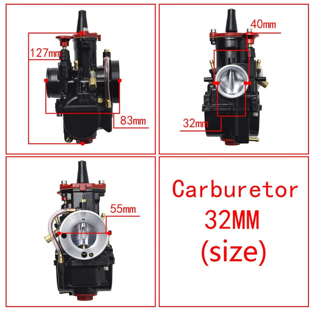 32mm Carburetor Power Jet for PWK32 Carb 250-300cc ATV Quad Dirt Bike