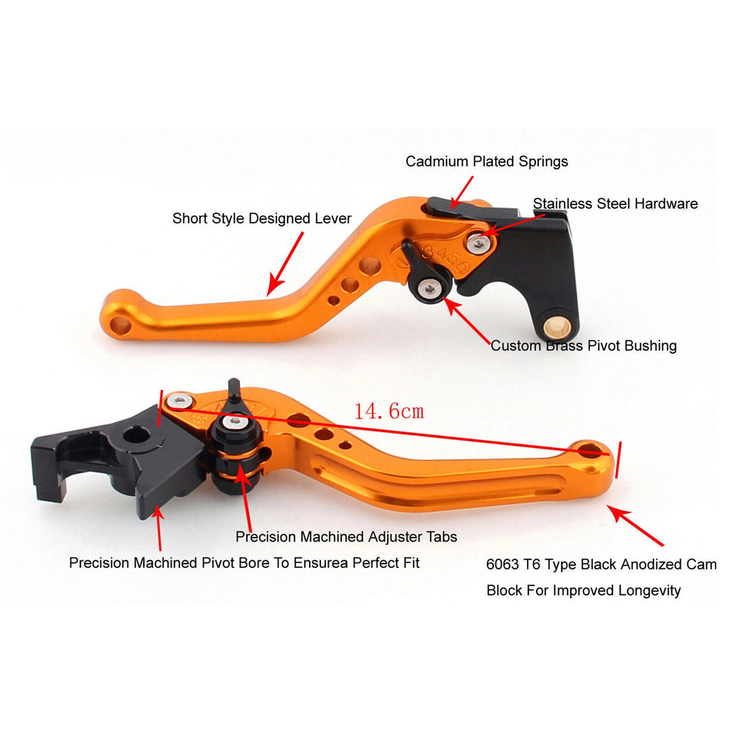 Short Clutch Brake Lever for BMW R1200GS Adventure (2014–2018) T9