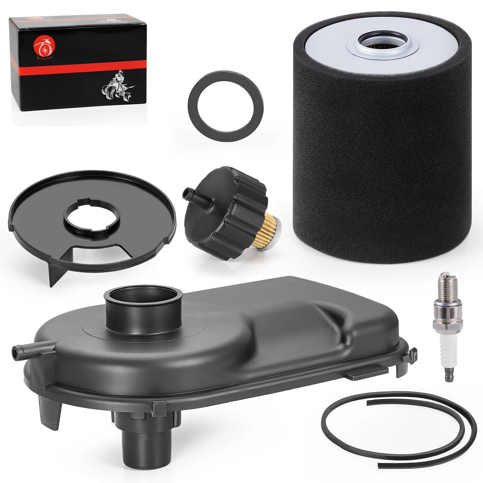 Air Filter Cover Cap & Fuel Filter Seal Kit for Yamaha G2 G5 G8 G9 G11 (1985–1995)