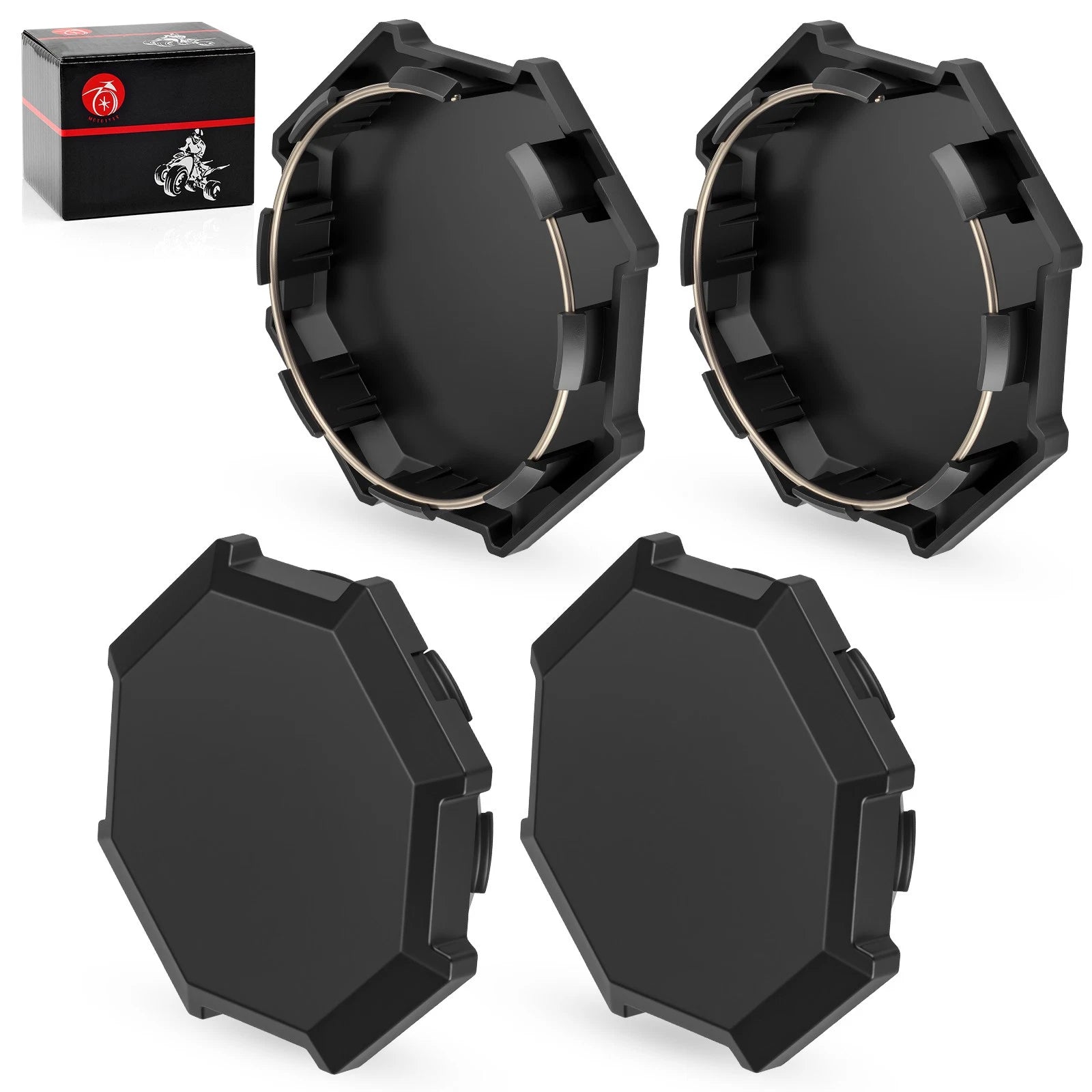 Set of 4 Center Hub Wheel Caps for Polaris Sportsman 850 SP (2018–2019) 1521999-458