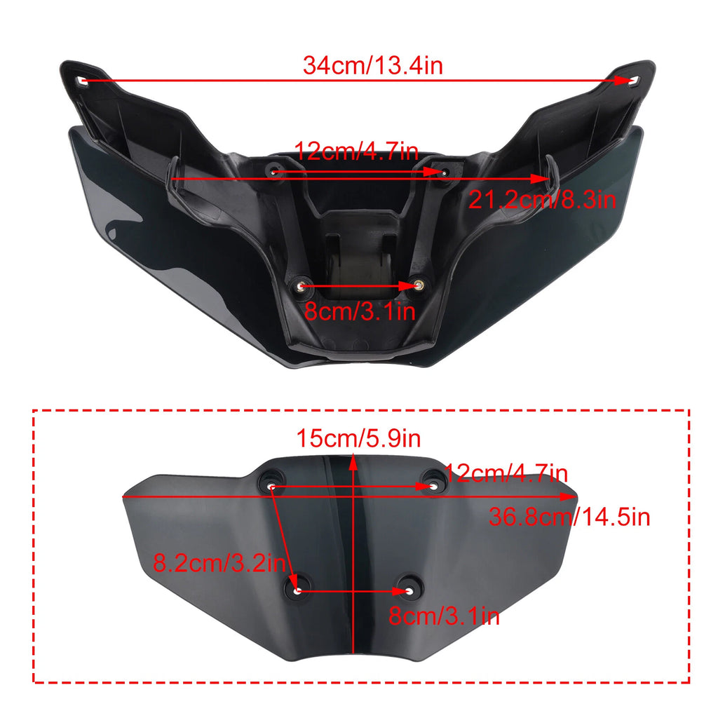 ABS Windshield for Yamaha MT-09/SP (2024–2025) AA3