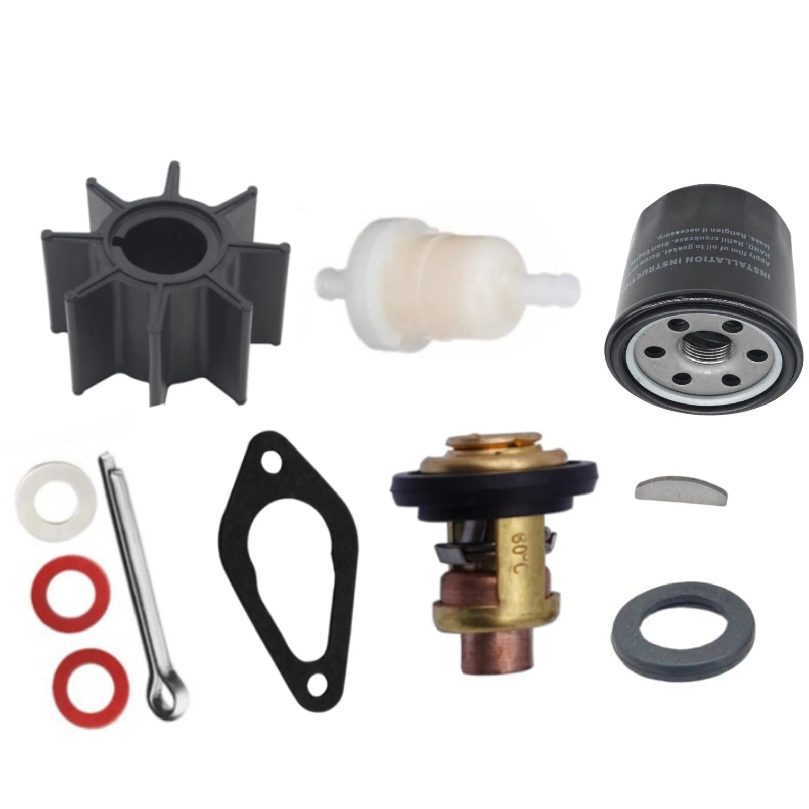 Engine Maintenance Service Kit for Tohatsu 9.9 15 20 HP (MFS 9.9 15 20D) 3SA-87500-0