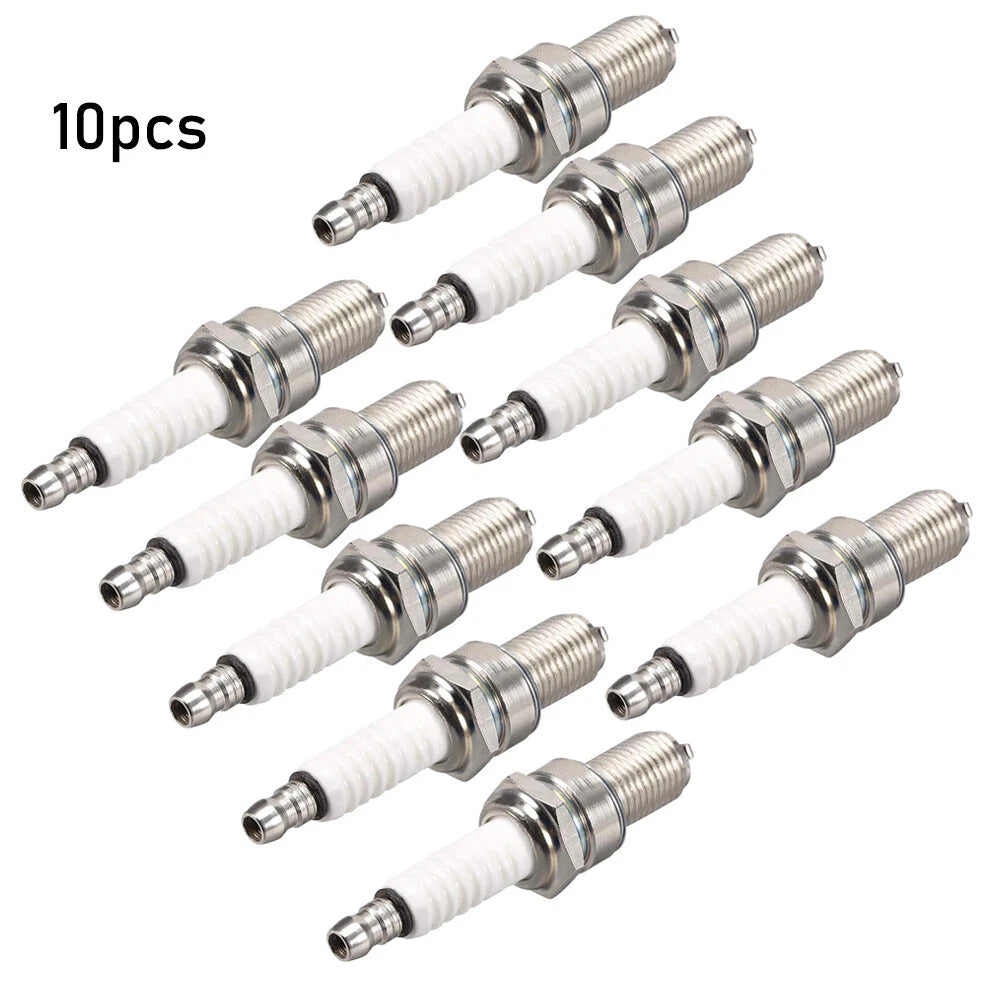10X Spark Plug D8TC for 150cc 200cc 250cc Dirt Bike ATV Go Kart Motorcycle