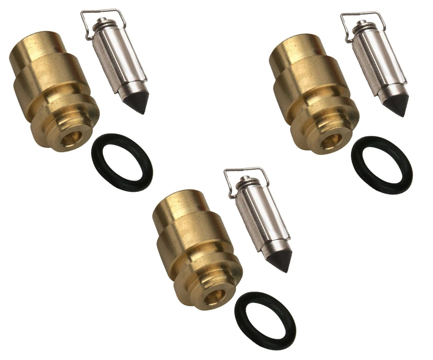 Set of 3 Mikuni 1.2 Needle Valve & Seat for SBN Super SBNI Carburetor