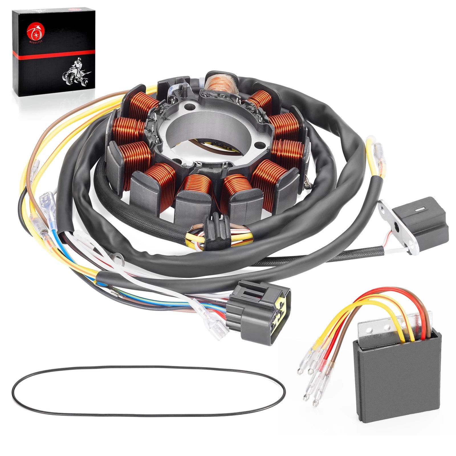Stator & Rectifier for Polaris ATV PRO 500 4X4 (2002) S# 02-02358+