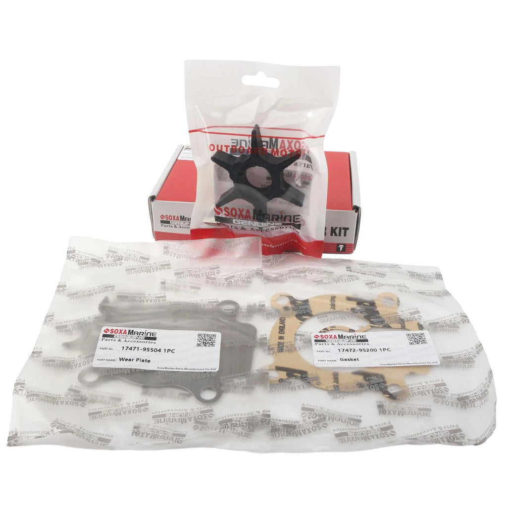 Water Pump Impeller Repair Kit for Suzuki Marine DT 75 85 HP (17400-95550, 18-3244)