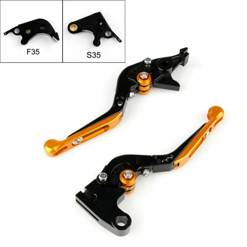 Adjustable Folding Brake Clutch Levers for Suzuki GSXR600 750 1000 (T9)