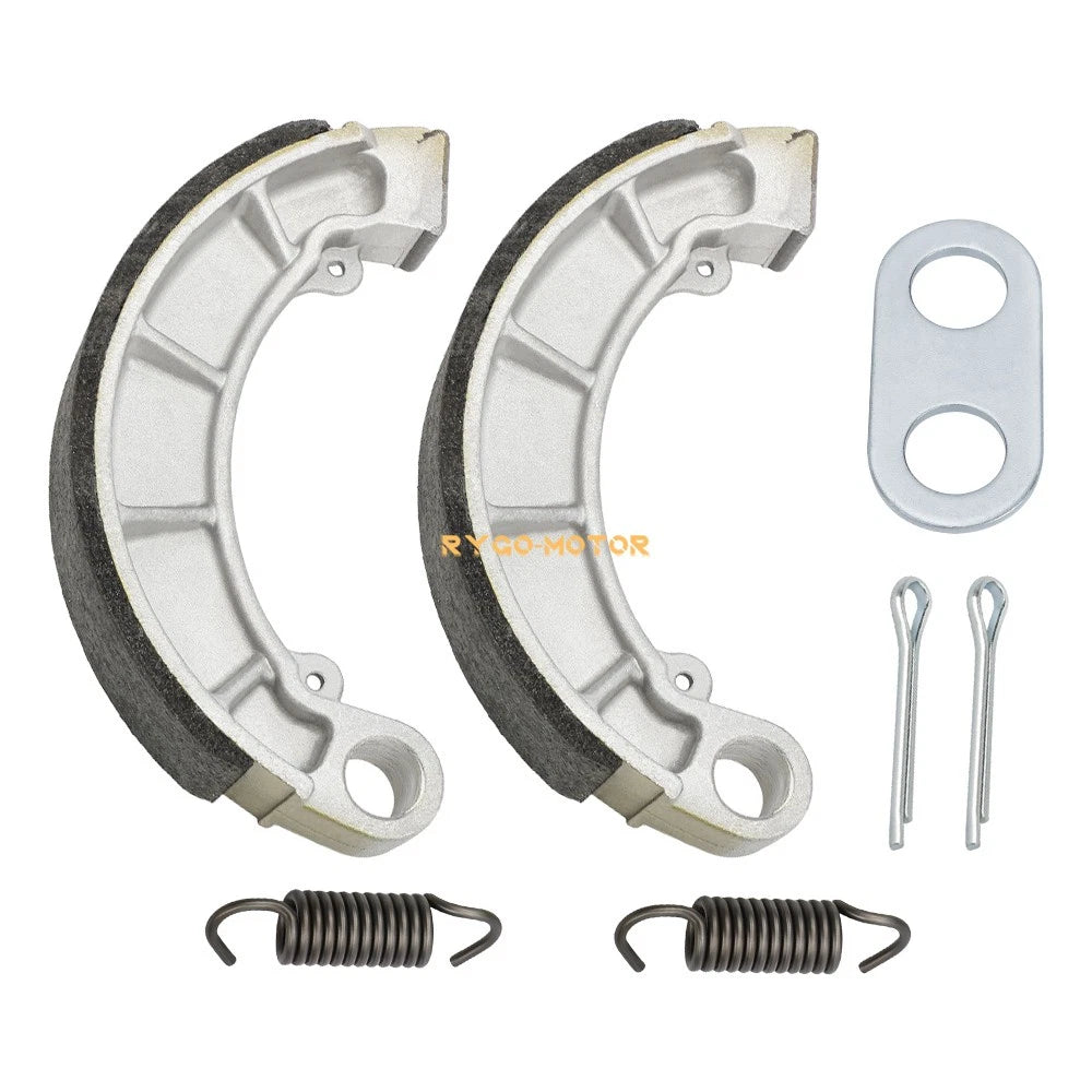 Rear Brake Shoes Kit w/ Pins for Honda Rancher 400 TRX400FA TRX400FGA (2004–2007)