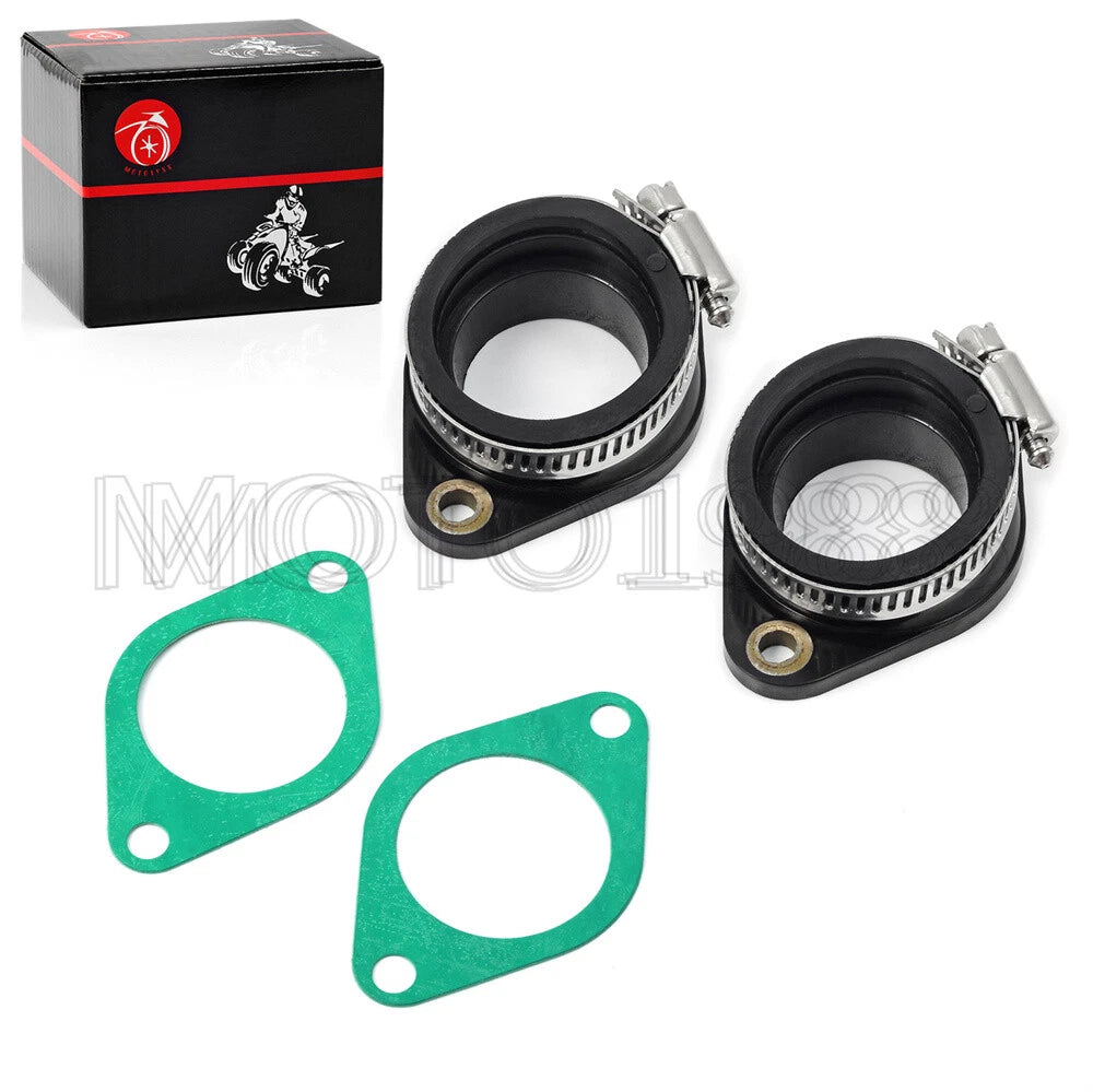 2Pcs Carburetor Intake Manifold Boot for Honda CB350 Super Sport (1968–1973)