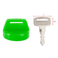 5X Green Ignition Key Cover w/Nut for Polaris RZR XP 570 800 900 1000 (2015–2021)
