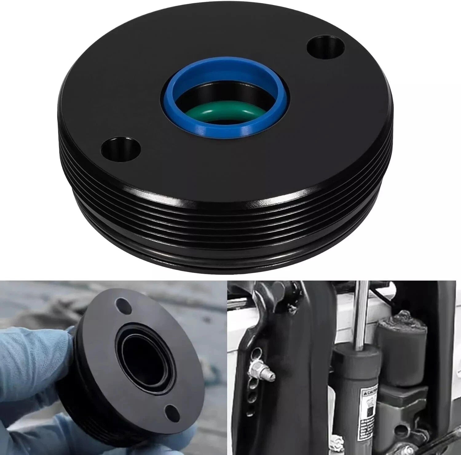 2Pcs Tilt End Cap w/ Seals for Mercury (878239A02)