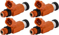 Set of 4 Fuel Injectors for Mercury 115 EFI 4 Stroke (2001–2006) Part# 880887T1