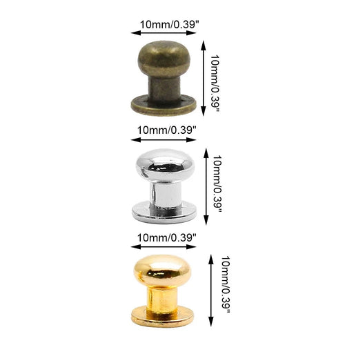 10X Antique Cabinet Door Handle Pull Knob 10mm
