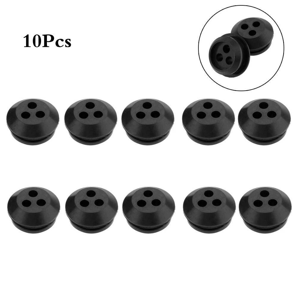 10 Pack Fuel Gas Tank Grommet 3 Hole for Trimmer (V137000030, 13211546730)