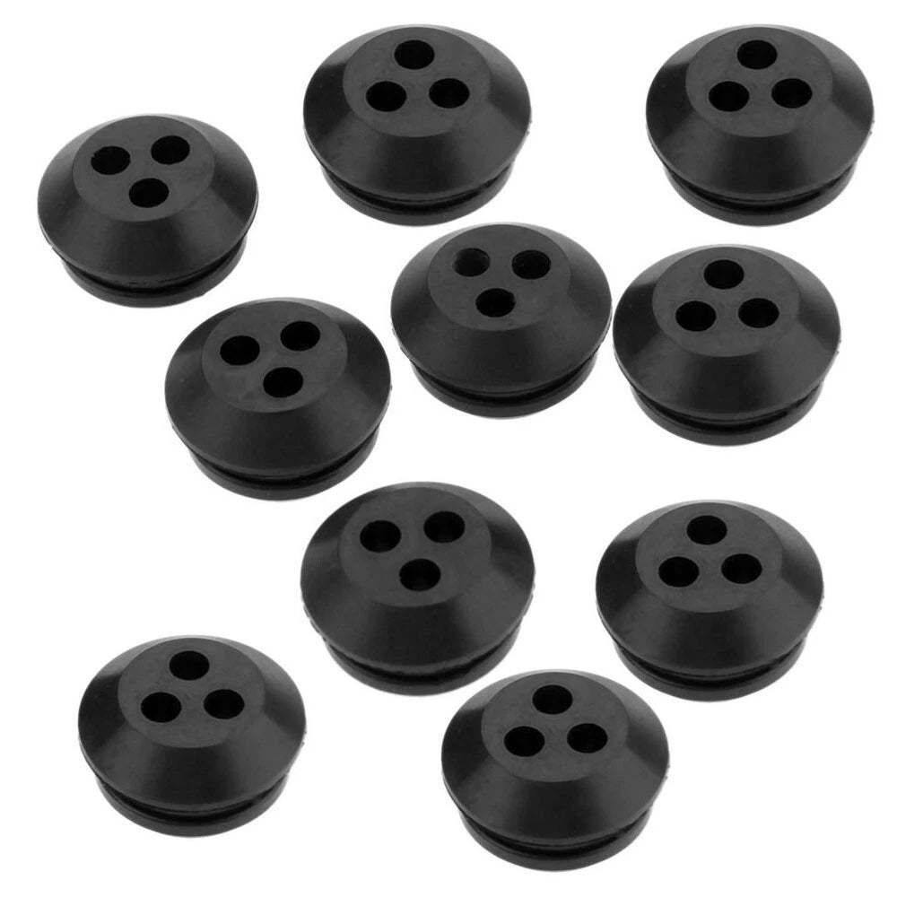 10 Pack Fuel Gas Tank Grommet 3 Hole for Trimmer (V137000030, 13211546730)