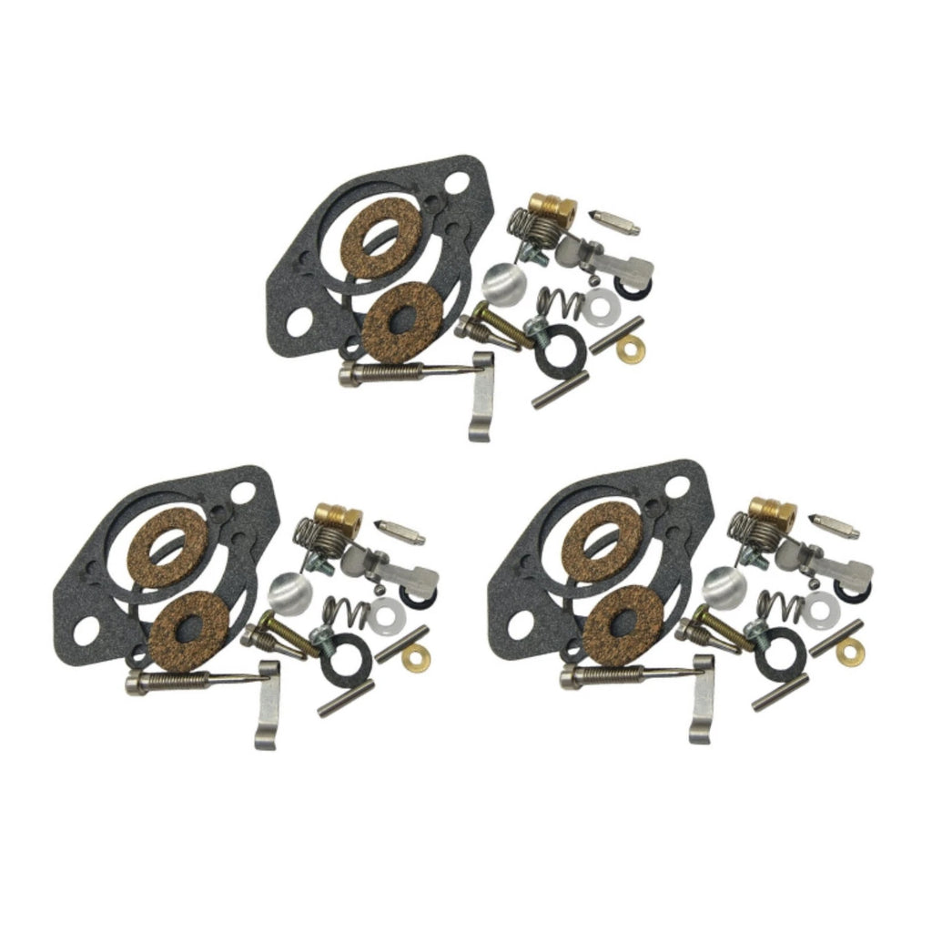 Set of 3 Carburetor Repair Kits for Mercury 65-150 Inlines (7021, 1395-5109-1, 18-7021)
