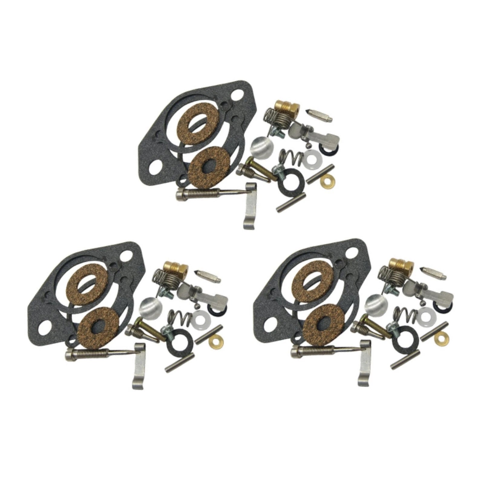 Set of 3 Carburetor Repair Kits for Mercury 65-150 Inlines (7021, 1395-5109-1, 18-7021)