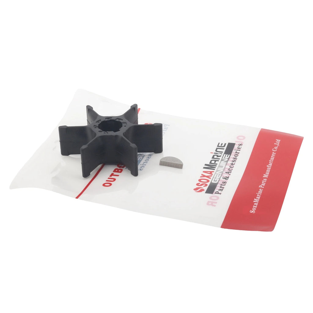 Water Pump Impeller & Key for Yamaha (6F5-44352-01, 676-44352-00, 18-3088)
