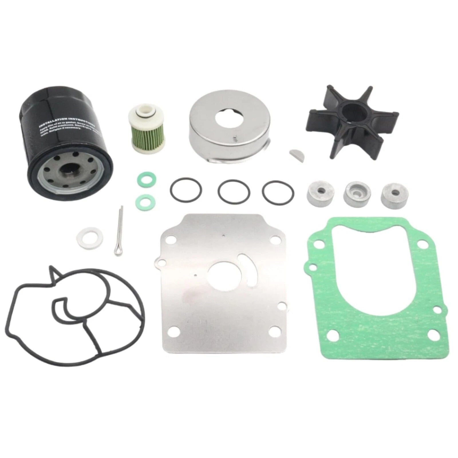 Maintenance Repair Kit for Suzuki DF100B Outboard (17400-87831, 55321-87J00)