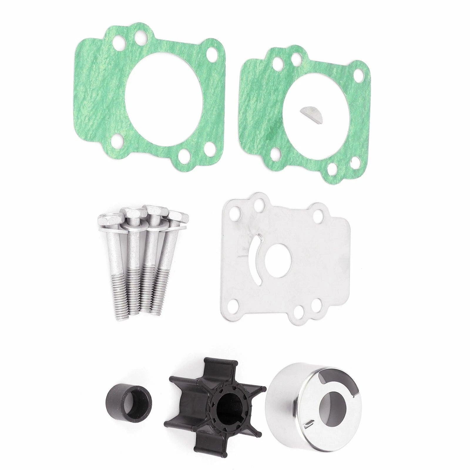 Water Pump Impeller Repair Kit for Mercury Mariner 9.9 15 HP (C Motors 46-84277M)