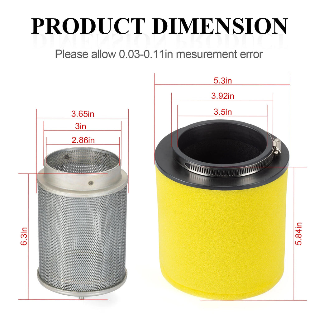 Air Filter + Cage for Honda TRX450R TRX 450 R (2004–2005) 17211-HP1-000