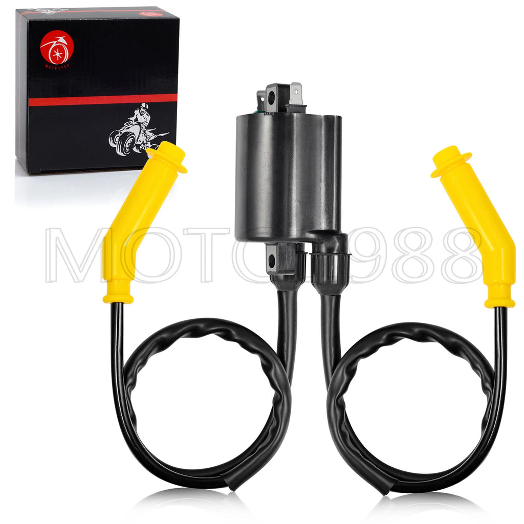 2X Ignition Coil with Wire Cap for Honda VTX1300 VTX1300R (2005–2009)