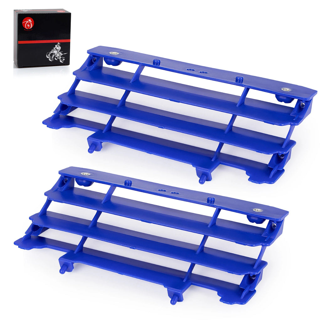 2X Blue Radiator Louvers Guards for Yamaha YZ125 YZ125X YZ250 YZ250X (2006–2022)
