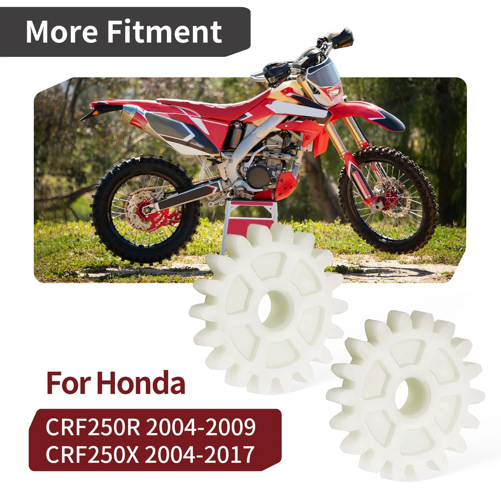 2X Oil Pump Driven Gear 18T 15133-KRN-670 for Honda CRF250R/CRF250X (2004–2017)