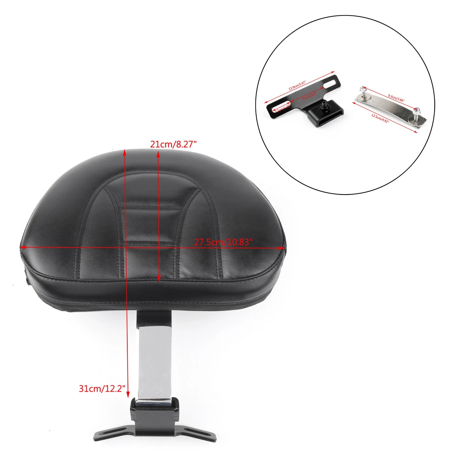Backrest Pad for Harley-Davidson Heritage Softail FLSTFB (2007–2017)