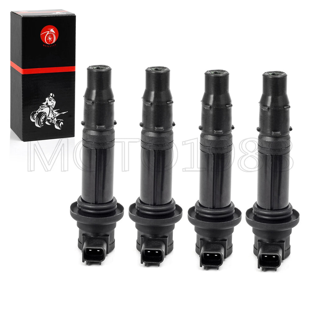 Ignition Coil Set of 4 for Yamaha YZF R6 R6S R1 FZ1 Vmax 1700 (2006–2020)