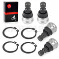Set of 4 Upper Lower Front Ball Joints for Polaris RZR 570 800 900 S 900 4