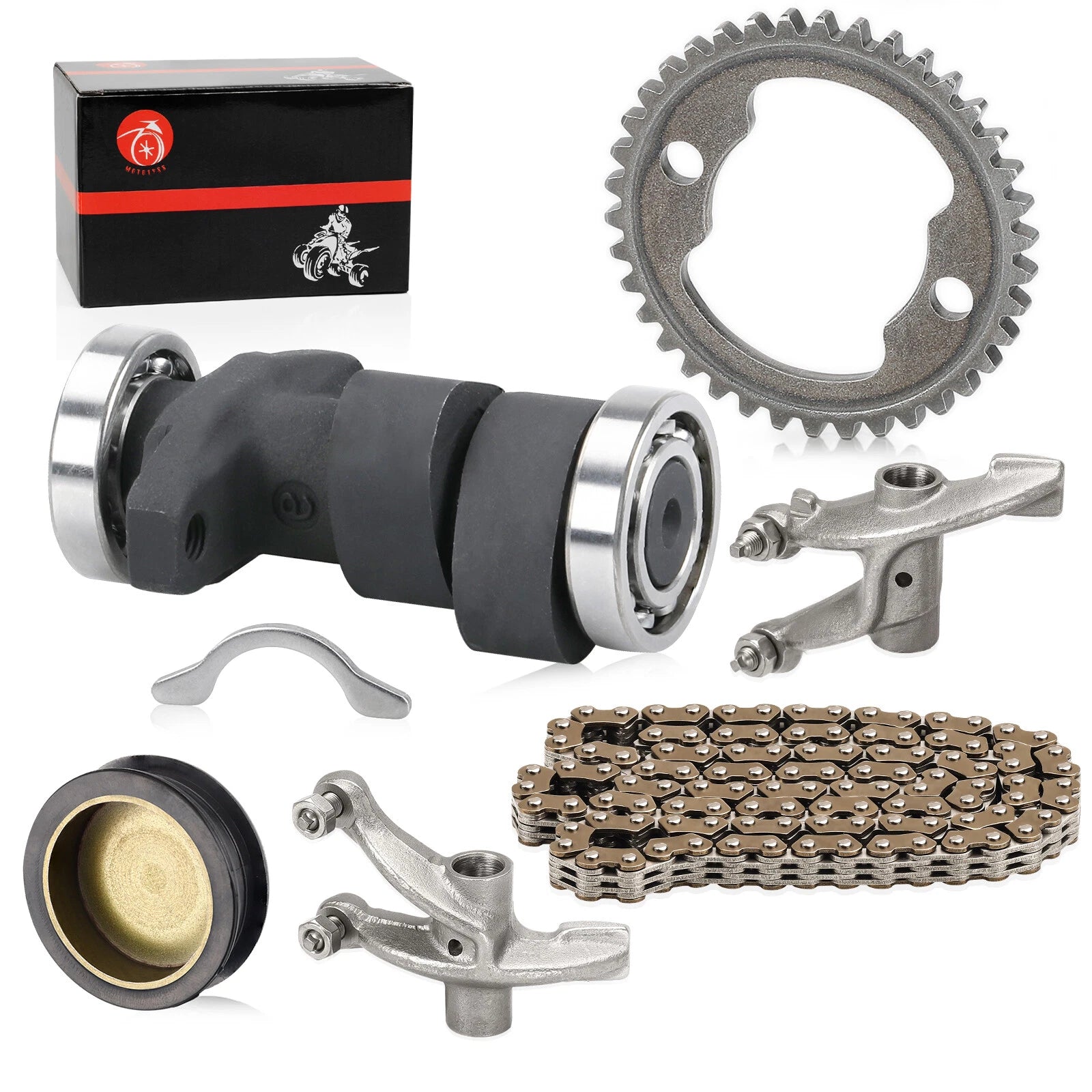 Camshaft & Rocker Arm & Timing Gear for Honda FourTrax 250 TRX250X (1987–1992)