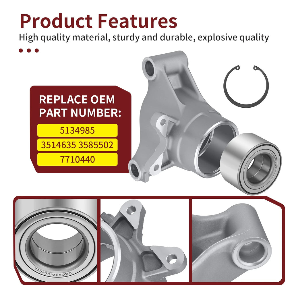 Rear Right Hand Wheel Carrier & Bearing for Polaris RZR S 800 (2009–2014) #5134985