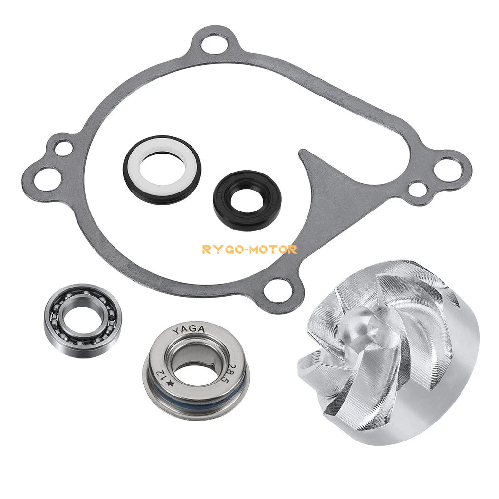 Water Pump Bearing Seal Impeller & Gasket for Kawasaki Prairie 650 (2002–2003)