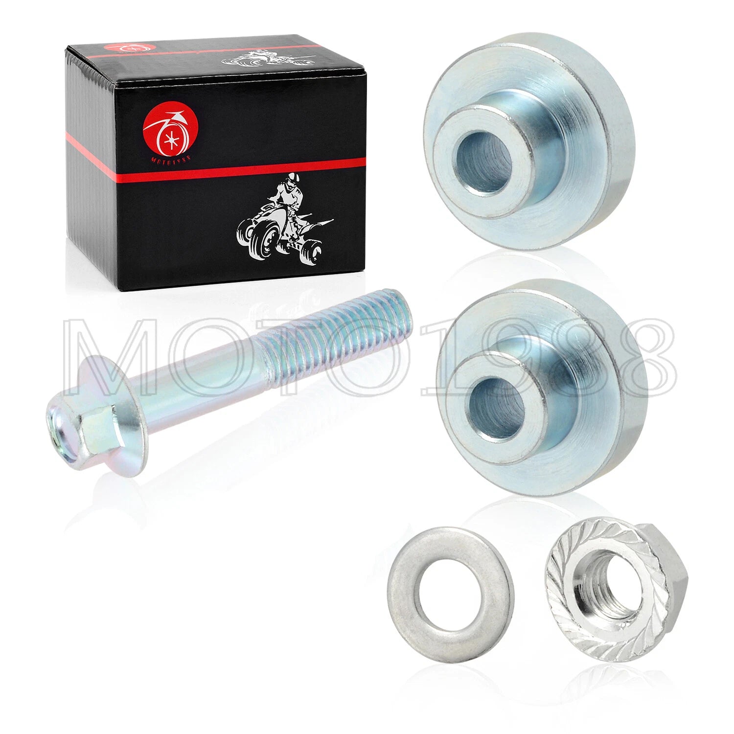 Rear Shock Conversion Bushings w/ Hardware for Yamaha Blaster 200 (1988–2006)