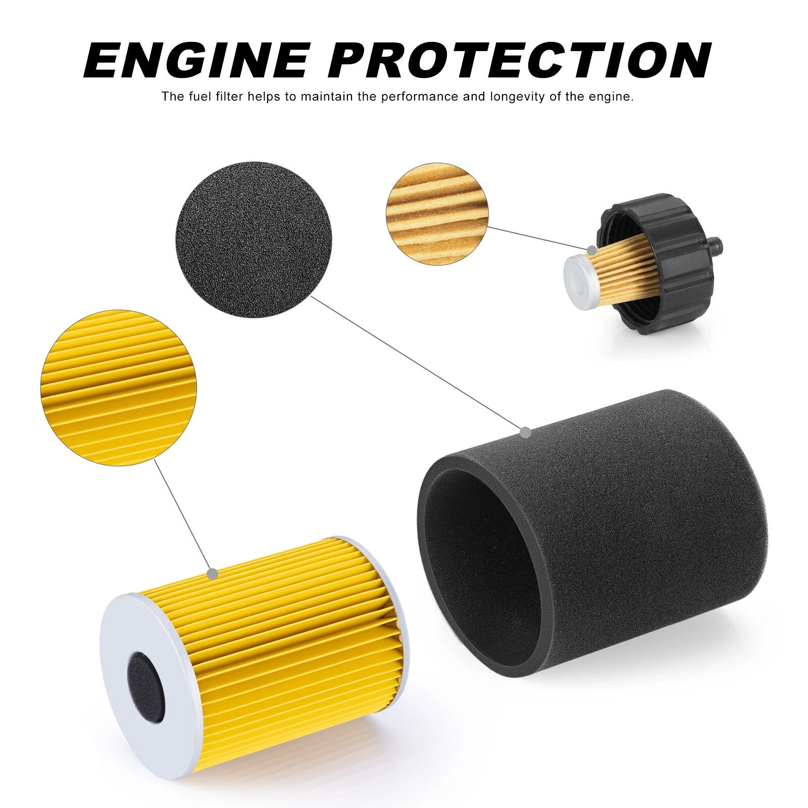 Tune Up Kit for Yamaha Golf Cart G2 G5 G8 G9 G11 (1990–1999)
