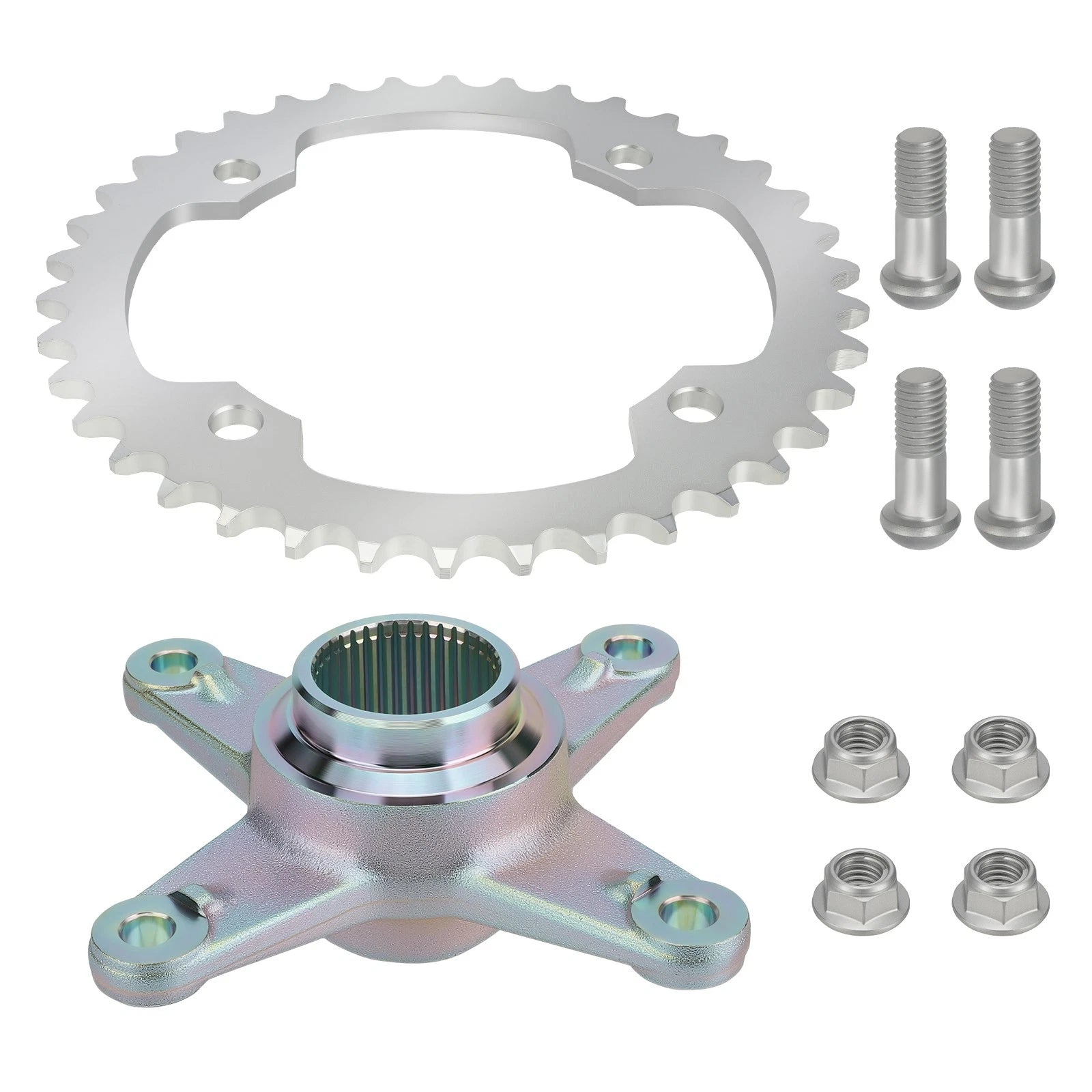 Rear Axle Sprocket & Mount Hub Collar Kit for Yamaha Raptor 250 350 (2004–2013)