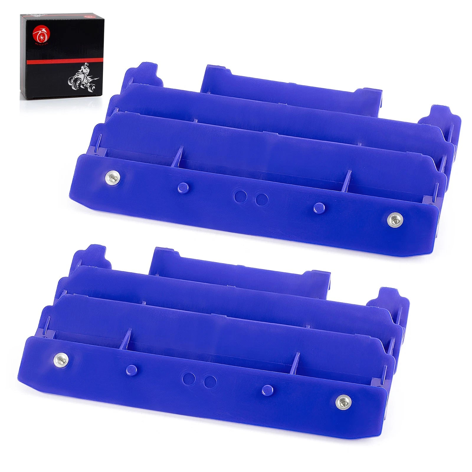 Pair Blue Radiator Guard Louver for Yamaha YZ125 YZ250 (2015–2023)
