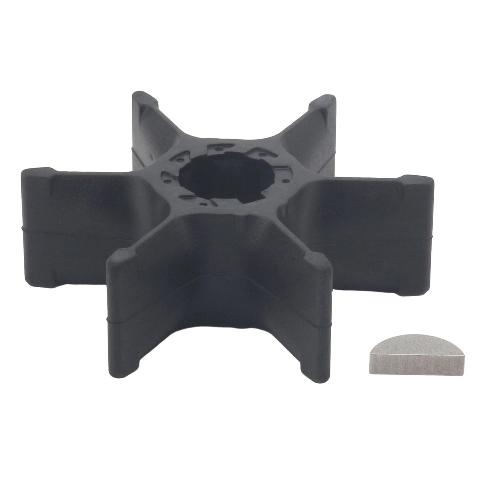 Water Pump Impeller & Key for Yamaha 40 HP Outboard (2-Stroke)