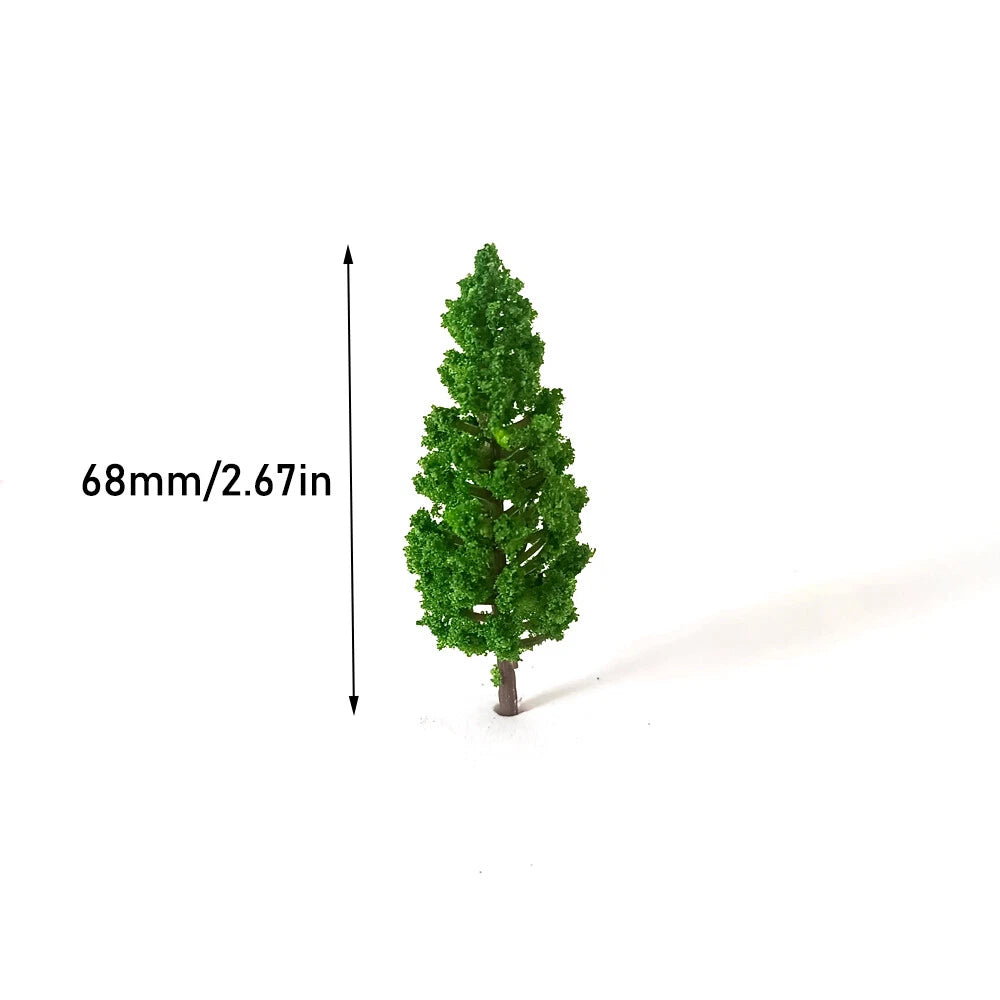 100Pcs Model Trees for Train Railway Landscape Wargame Scenery