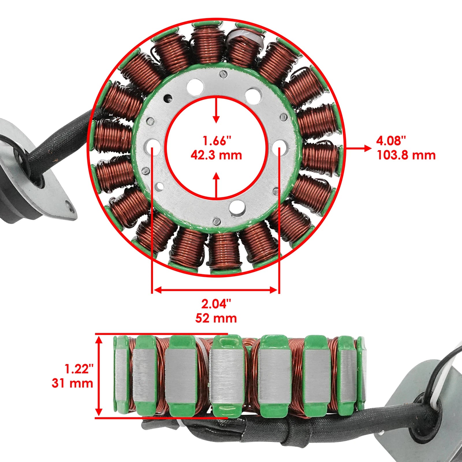 Stator for Yamaha Waverunner VX Deluxe (2007–2015)