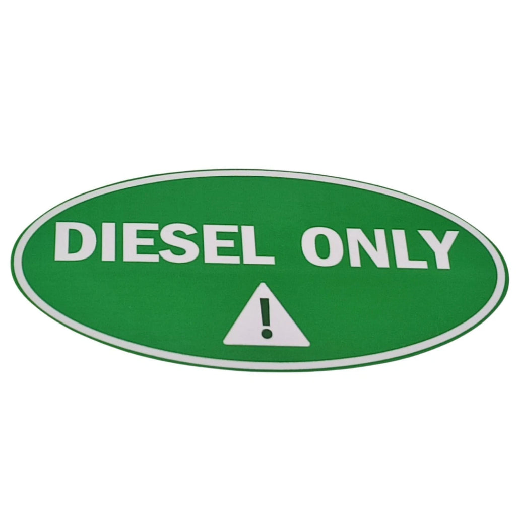 6Pcs Diesel Only Sticker for