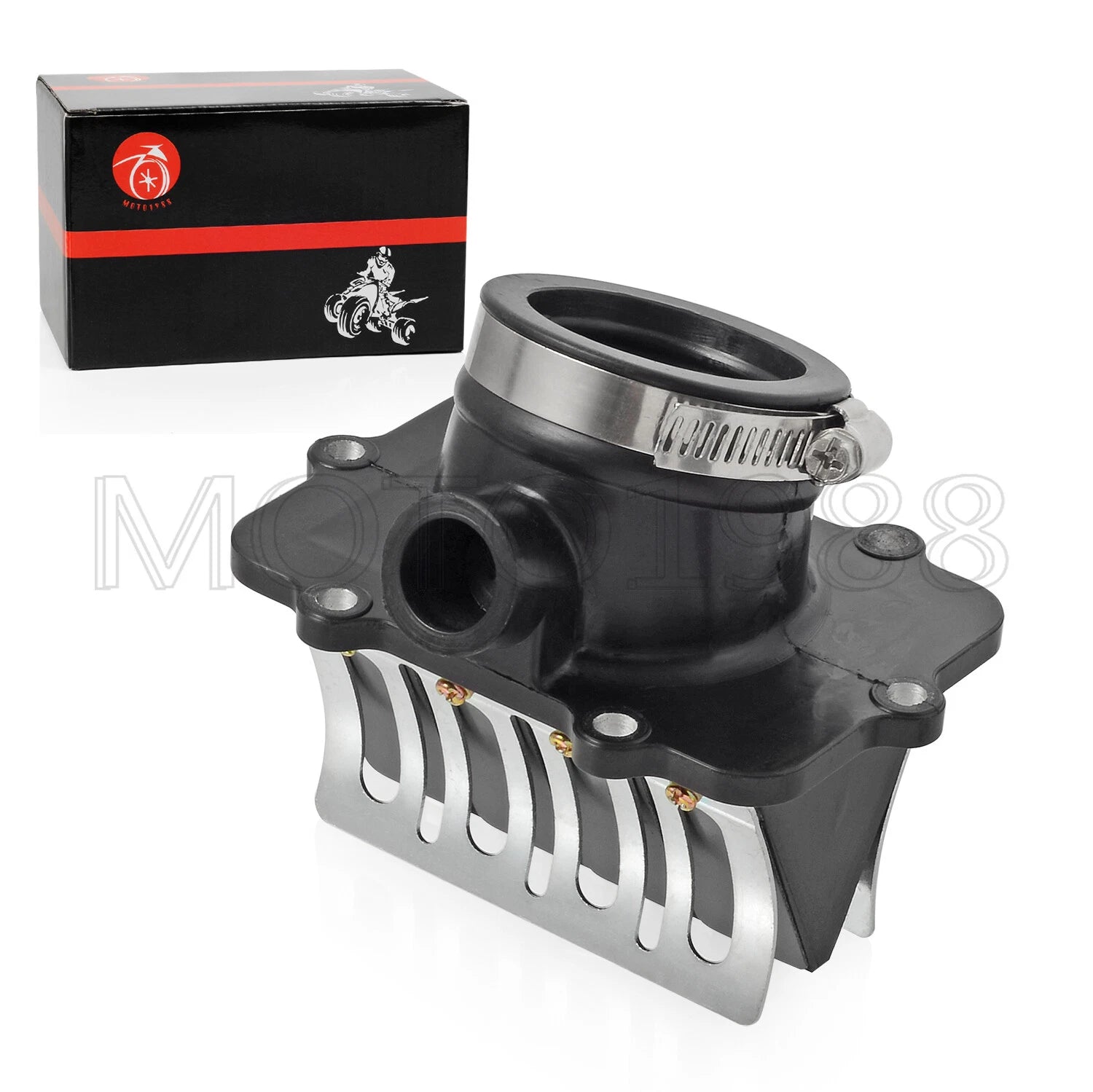 Carb Flange Intake Socket Reed Valve for Ski-Doo MXZ REV 700 800 (2003) 420867879