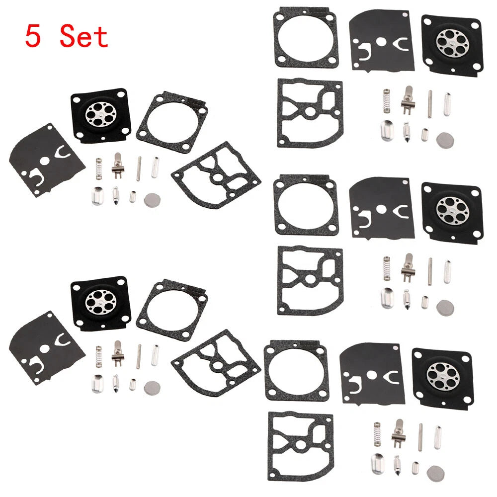 Set of 5 Carb Repair Kits Diaphragm Gasket RB-100 for ZAMA C1Q-S Stihl BG45 HS45 FS55