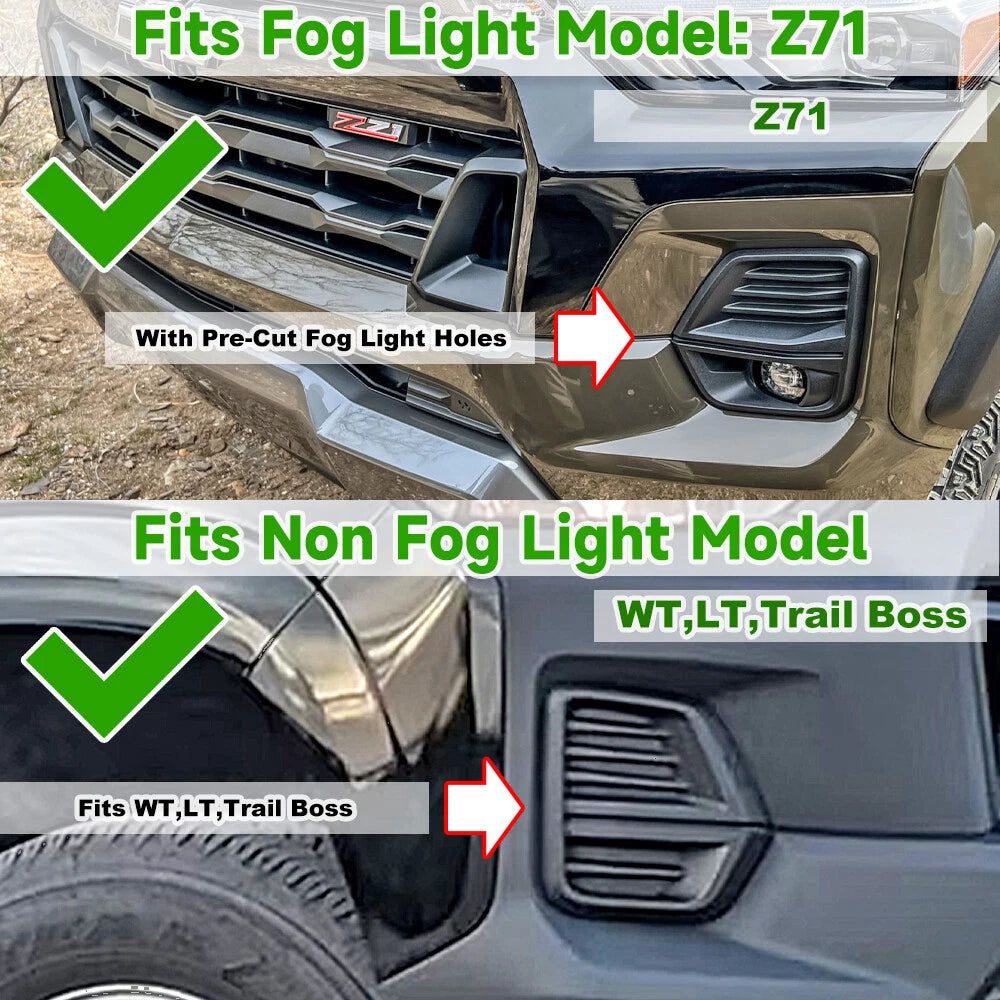 LED Fog Light Daytime Running Light with Turn Signal for Chevrolet Colorado (2023–2024)
