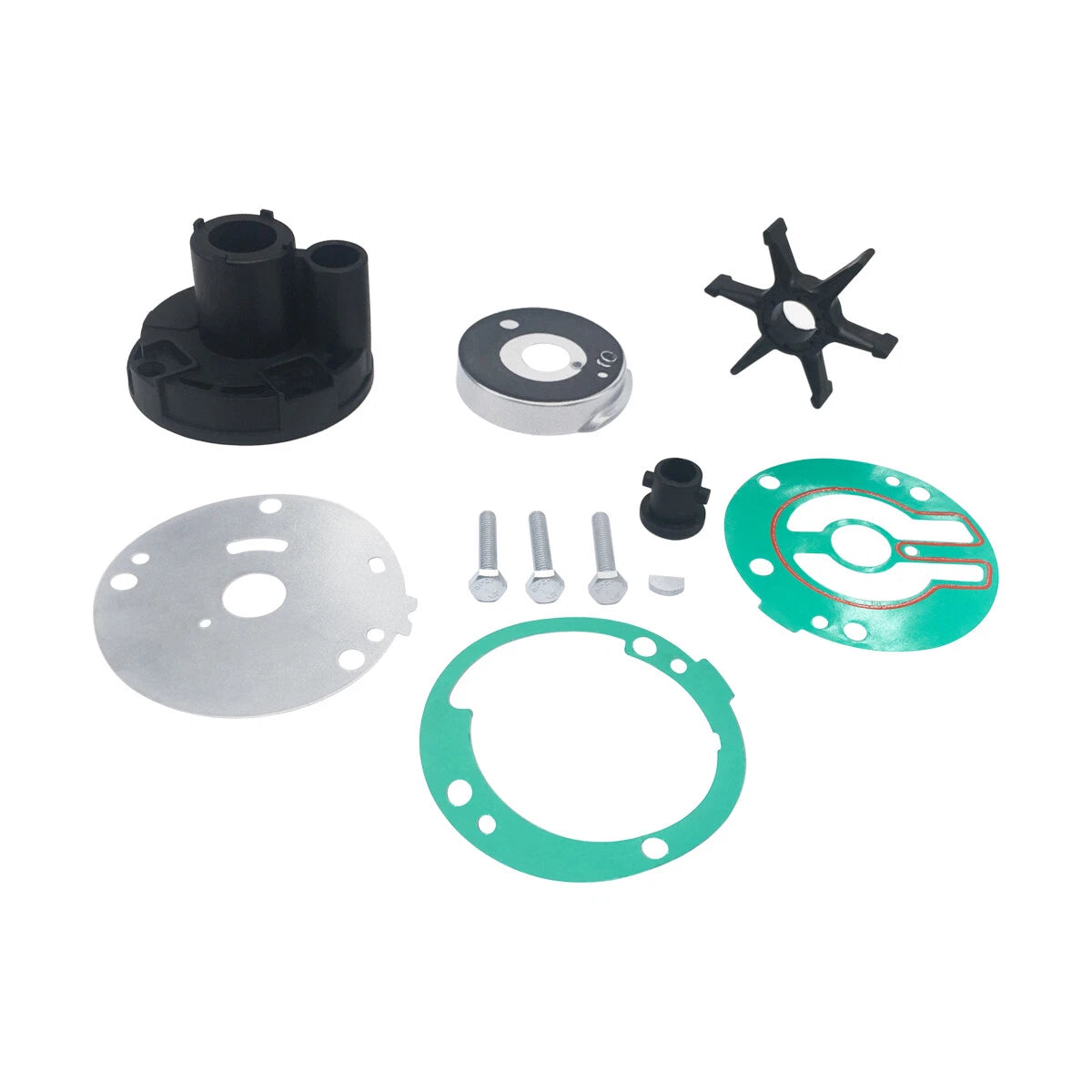 Water Pump Impeller Kit for Yamaha Outboard 25 30 HP (2-Stroke) (1980–2023) 689-W0078-A4