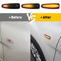 2Pcs Front Fender Side Marker Indicator Lights for Mitsubishi Triton (2015–2018)