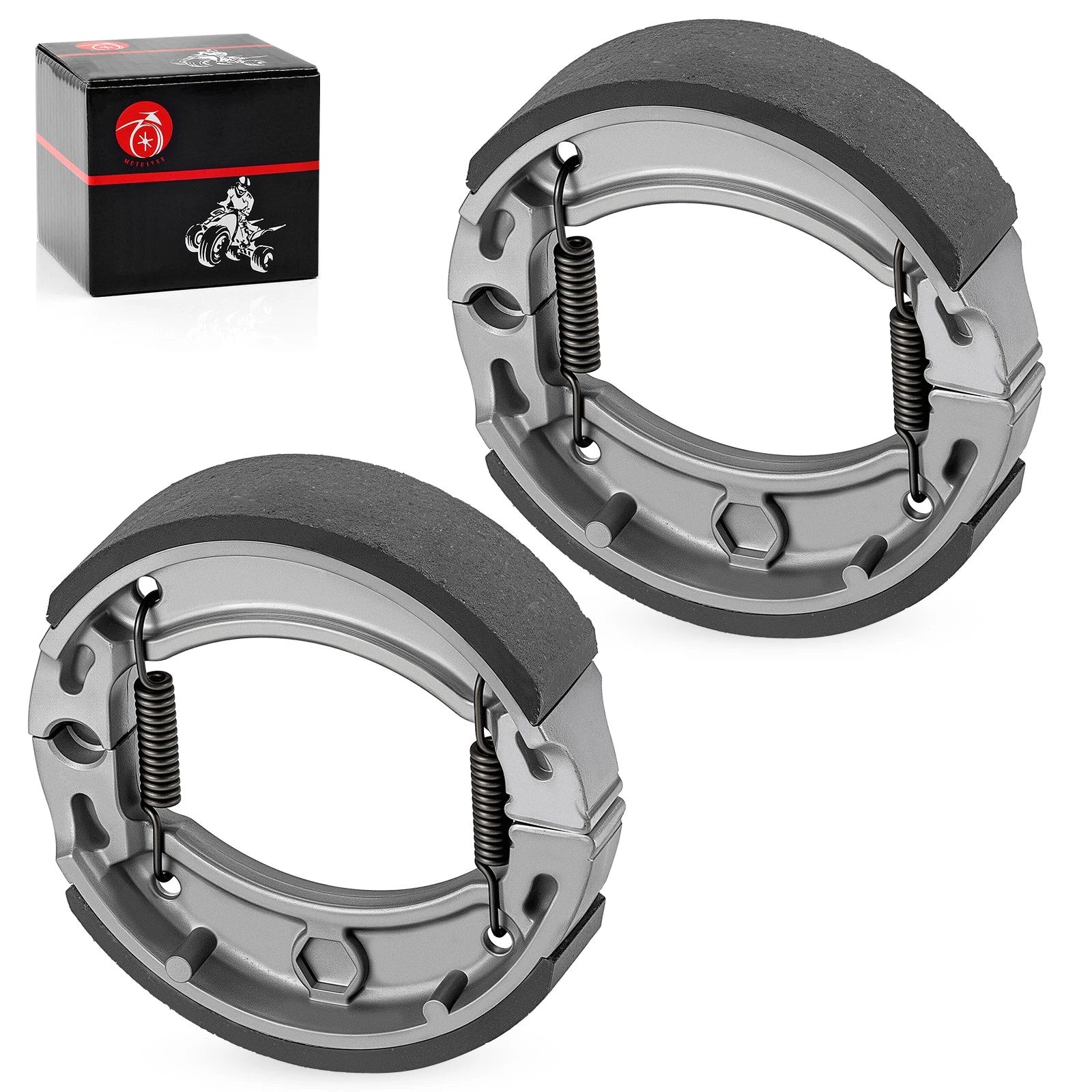 2pcs Brake Shoes Kit for Yamaha (4BE-W253E-00-00, 5G3-W2536-00-00, 4BE-W2536-00-00)