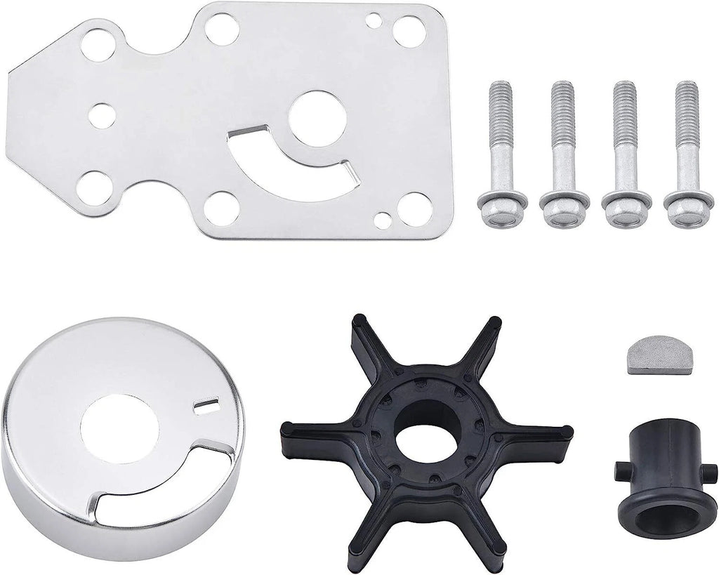 Water Pump Impeller Repair Kit for Yamaha F9.9 F15 T9.9 (1999–2023) 63V-W0078-02-00