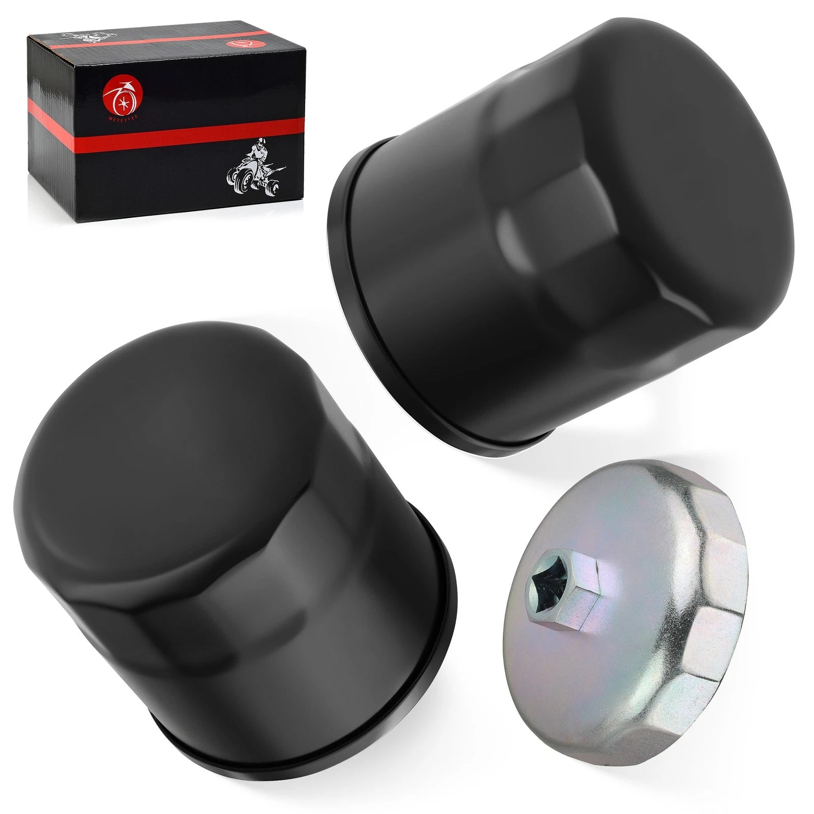 2pcs Oil Filter & Wrench Tool for Yamaha FJ-09 (2015–2017) / FJR1300 (2003–2024)